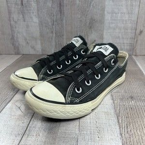 Converse Chuck Taylor All Star Youth's Sneakers Shoes Black Laces Black Size 13